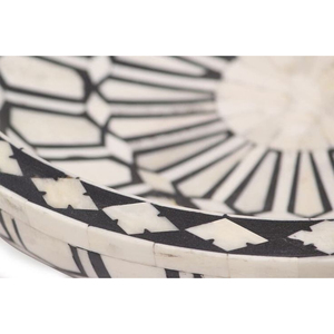 Décor de l'Aïd Bol de service à chocolat de table en incrustation d'os Bol de serveur de bonbons au chocolat rond par les fournisseurs indiens - Product Image 3