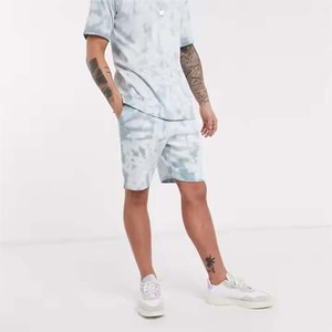 Vente en gros de nouveaux t-shirts et shorts personnalisés ensemble short de jogging pour hommes de 2 pièces avec sublimation ensembles d'été unisexes - Product Image 4