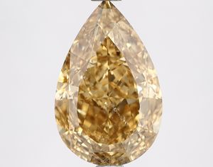 Couleur fantaisie D 3.01 carats coupe poire diamant en vrac naturel SI2 clarté pour certifié EX polonais VG symétrie fabrication de bijoux utilisation - Product Image 1