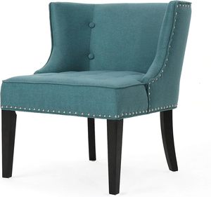 Thlcr-0076 Ý Tùy Chỉnh Hiện Đại Thỉnh thoảng Ghế Cánh Trở Lại Móng Tay Đầu Điểm Nhấn Nút Tufted Cho Phòng Khách - Product Image 1