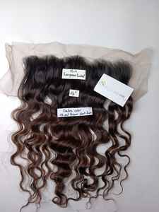 Alta calidad Ombre Color transparente encaje Frontal onda Natural sin procesar cabello virgen vietnamita para mujeres negras cabello camboyano - Product Image 4