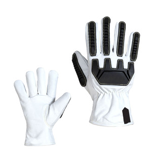 Gants de sécurité robustes de la meilleure qualité Gants de travail anti-impact avec cuir antidérapant ignifuge et résistant aux chocs - Product Image 5