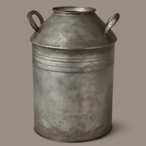 Boîte de lait galvanisée rustique inspirée de la ferme avec une finition durable idéale pour les cuisines, les maisons, les intérieurs de jardin et de café - Product Image 6