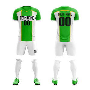 Concevez votre propre uniforme de football ensemble d'uniformes de football en gros uniforme d'équipe de logo imprimé personnalisé fabriqué au Pakistan - Product Image 5