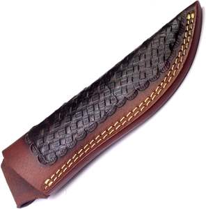 Premium <b>Long</b> Handmade Genuine Leather Universal Customizable <b>Knife</b> Sheath OEM Wholesale B2B Manufacturer 3-Year Warranty TOP - Product Image 3