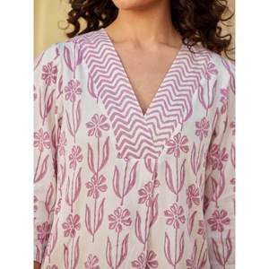Vestido Largo con Estampado Floral de Pink Lily - Product Image 3