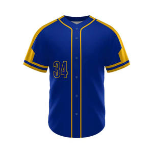 Nueva Llegada, Camisetas de Béisbol Transpirables con Nombre Personalizado Impreso, 100% Poliéster, al Mejor Precio - Product Image 1