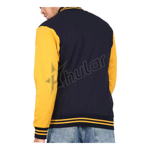 Veste de baseball de luxe pour homme, qualité supérieure, manches en laine, corps en laine, manches longues, style Letterman, hiver, OEM - Product Image 3