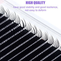 Extensions de cils préformées en rouleau personnalisables avec logo de marque, fournitures pour cils 5D Flora, faux cils longs