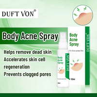 2% acide salicylique dos poitrine acné Spray corps traitement de l'acné Bacne formule Anti-imperfections à action rapide huile d'arbre à thé
