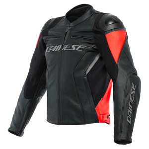 For DAINESE Racing 4 <b>Leather</b> Motorcycle <b>Jacket</b> Windproof Breathable and Waterproof Sportswear with Motocross Print Moto Style - Product Image 1