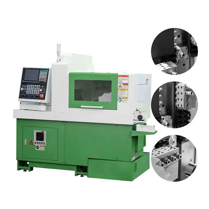 DRC de alta calidad Cnc Swiss Lathe RC205 Swiss Type 5 Axes Máquina automática de torno suizo con doble husillo