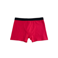 Calzoncillos de Bikini de Modal para hombre de nuevo diseño, ropa interior Sexy para hombre, calzoncillos de fiesta nocturna, bragas masculinas con elástico negro de Color rojo
