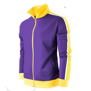Nuevo producto al por mayor, chaqueta transpirable de poliéster Spandex con cremallera frontal y cuello levantado para hombres, chaquetas para hombres - Product Image 2