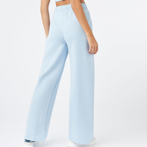 Women Best Selling Washed Flat Color Loose Fit Cargo <b>Pants</b> for Sale Jogger <b>Pants</b> Elastic Waist Drawstring - Product Image 4