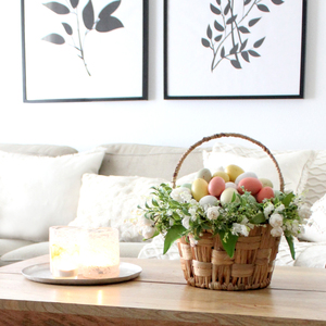 Cesta de jacinto de agua para arreglo floral cestas naturales para mostrar flores secas y artificiales - Product Image 6