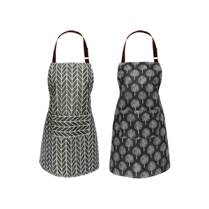 Offre en vrac meilleure vente 100% coton matériel impression personnalisée cuisine tablier de cuisine avec Logo personnalisé - Product Image 5