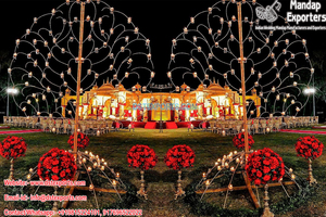 เชิงเทียนโลหะแบบคริสครอสสำหรับผนังต้อนรับงานแต่งงานของคริสเตียนของตกแต่งงานแต่งงานที่หรูหราสำหรับฉากหลังบนเวทีสำหรับงานแต่งงาน - Product Image 6