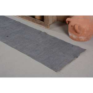 Tapis en Laine Vintage Style Classique Turc 220X1010 pieds à la Main Patchwork Rectangle Design pour la Maison Salon Gris Couleur Latex - Product Image 4