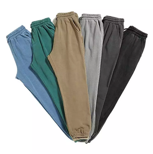 กางเกงผ้าแคนวาสทรงตรงสำหรับผู้ชาย - ดีไซน์กันยับ เป็นมิตรกับสิ่งแวดล้อม เหมาะสำหรับใส่ทำงานและลำลอง ผลิตจากผ้าฝ้าย 100% สวมใส่สบาย - Product Image 3