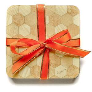 Sous-verre en pierre de tasse à thé de luxe sous-verre en pierre de marbre et incrustation de métal taille personnalisée chez Star Crafts India pour la maison et le bureau - Product Image 2