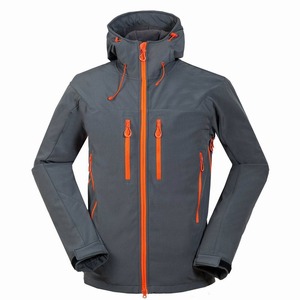 Lightweight <b>Men's</b> Hooded <b>Pullover</b> Windbreaker <b>Jacket</b> with Canvas Fleece Lining Embroidered Logo Track for Outdoor Spring Season - Product Image 5