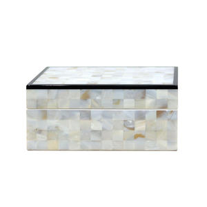 Caja de Joyería de Viaje Pequeña Personalizada TIMELESS CRAFT, Material MOP, Organizador de Joyas, Estuche para Anillos, Aretes, Collares, Regalo - Product Image 4