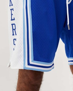 Usine directe ange basket-ball Shorts juste hommes Don OMMiZ poids lourd 240 GSM riz maille fermeture éclair poche Vintage Shorts - Product Image 5