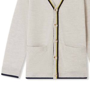 New <b>Top</b> Design Women Autumn Knitted Cardigan Sweater Wholesale High Quality Custom Logo <b>V</b> <b>Neck</b> Cardigans - Product Image 6