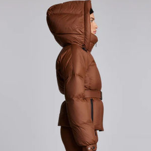 Veste d'hiver matelassée classique décontractée de haute qualité pour femmes et unisexe, épaisse, de conception extérieure, fermeture éclair, respirante, en polyester - Product Image 4