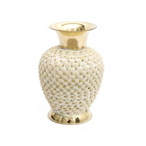 Floreros de metal de diseño único para sala de estar y dormitorio Florero de mesa de metal de la mejor calidad - Product Image 2