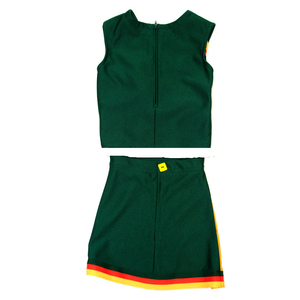 Meilleur prix Ensembles uniformes de pom-pom girl professionnel sans manches Offre Spéciale conception de sublimation uniformes de pom-pom girl de haute qualité - Product Image 2