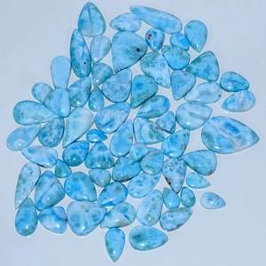 หินลาริมาร์ธรรมชาติ AAA + อัญมณีทรงหลวมขนาดฟรีไซส์เครื่องประดับอัญมณีชั้นดีทำจากควอตซ์ - Product Image 3