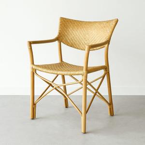 เก้าอี้หวายธรรมชาติสำหรับวิลล่ากลางแจ้งใช้ขาแข็งแรงและพนักพิงตามหลักสรีรศาสตร์สำหรับการพักผ่อนในสไตล์ทุกที่ - Product Image 3