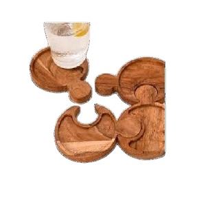 Dessous de verre en bois de conception exclusive pour table Nouveau design moderne en bois Meilleure qualité Dernier plateau en bois de vente chaude. - Product Image 1