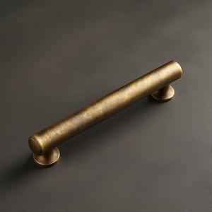 Ensemble de poignées de porte en laiton de qualité professionnelle avec un design moderne, finition personnalisable pour un usage commercial et de bureau, construction durable - Product Image 1