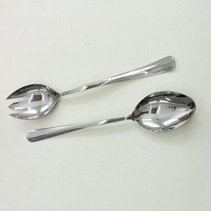 Juego de Servir Ensaladas de Acero Inoxidable con Diseño de Jinete Hecho a Mano, Vajilla Plateada con Acabado Espejo, Juego Decorativo para Servir Alimentos - Product Image 6