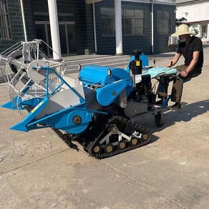 DE QDMECH Moissonneuses de riz et de blé à faible coût fabriquées Moissonneuse-batteuse à vendre Meilleure moissonneuse-batteuse de Chine pour le riz de blé - Product Image 1