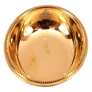 Juego de cuencos para servir de latón pulido, ecológico, 100 ML, sin BPA, apto para lavavajillas, para sopa, cena, fiesta, hogar, Hotel, juego de vajilla de 2 - Product Image 1