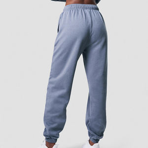 Pantalons de jogging décontractés pour femmes de qualité supérieure, vente chaude, vêtements de sport, streetwear, toile écologique, séchage rapide, respirant, plat, 100% coton - Product Image 4