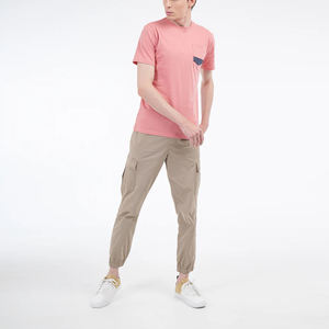 กางเกงวิ่งจ็อกเกอร์สลิมฟิตของผู้ชายกางเกงวิ่งพร้อมโลโก้ที่กำหนดเองขายส่งกระเป๋าด้านข้างและด้านหน้า - Product Image 6