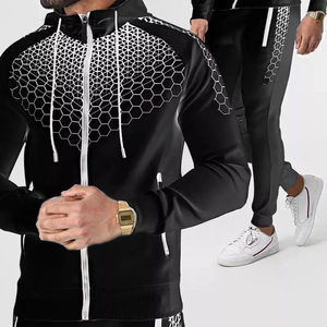 Trajes Deportivos Casuales de Talla Grande para Hombre, Ecológicos, 100% Algodón, Estampado Personalizado, para Maternidad, Ropa Deportiva de Invierno para Adultos, Talla XL - Product Image 1