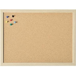 Pizarra Magnética Magnetoplan de 80 x 60 cm con Superficie de Corcho Mate de 76.3 x 56.3 cm, 2 Tornillos de Ojo y Piones Incluidos - Product Image 1