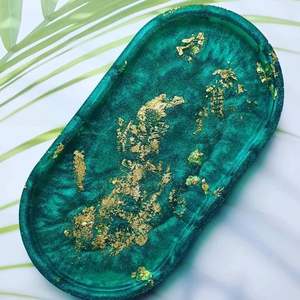 Bandeja de Servicio de Resina, Diseño Moderno y Elegante, para Servir Pasteles, Jugos y Alimentos, para Uso en el Hogar y Hoteles - Product Image 6