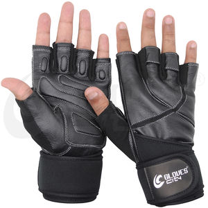 Agarre ideal para Pull Ups Cross Training Fitness hombres y mujeres guantes de levantamiento City Best Hand Palm Protection guantes de levantamiento de pesas - Product Image 5