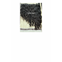 Tissage de cheveux ondulés naturels cambodgiens d'un seul donneur, 36 pouces
