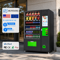 Máquina Expendedora Inteligente RUNYANG Personalizada con Pantalla Táctil para Bebidas y Alimentos