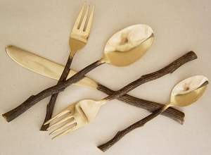 Modern Decorative Metal Cutlery Sculpture <b>for</b> Luxury Dining <b>Table</b> <b>Kitchen</b> Display Home Decor Accent - Product Image 3