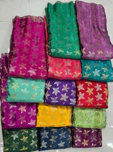 Luxury Jacquard Satin Fabric for Wedding Soft Shiny & Smooth with Rich Color Options for Girls' <b>Bridal</b> Wear & Evening Gowns - Product Image 5