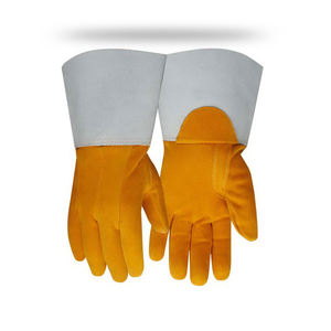 Gants en cuir de soudage Tig Gants de sécurité durables Gants en cuir fendu résistants à la chaleur pour usage industriel - Product Image 3